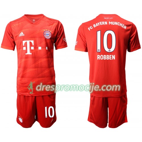FC Bayern München Dres ROBBEN 10 Dječji Domaći 2019/20 Kratkih Rukava FC Bayern München Dres ROBBEN 10 Dječji Domaći 2019/20 Kratkih Rukava